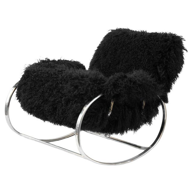 Sculptural Rocking Chair by Guido Faleschini, Italy, 1970s For Sale - Image 6 of 6