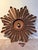 Spartus Wood Look 32 Point Starburst Wall Clock Beautiful vintage Spartus brand starburst clock features 32 faux wood...