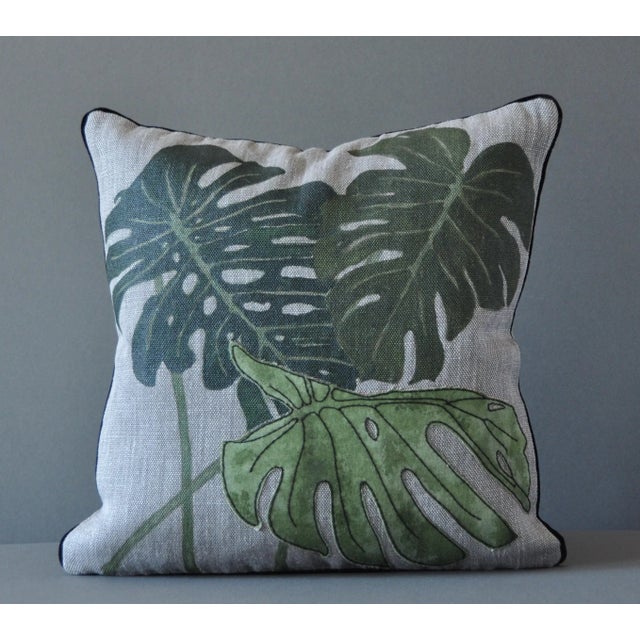 Philodendron Piccolo Cushion from GAIADIPAOLA For Sale - Image 4 of 4
