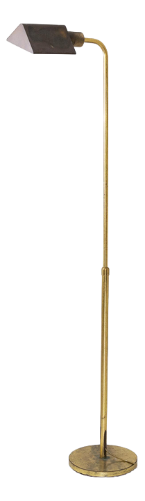 Adjustable Brass Floor Lamp, 1980s