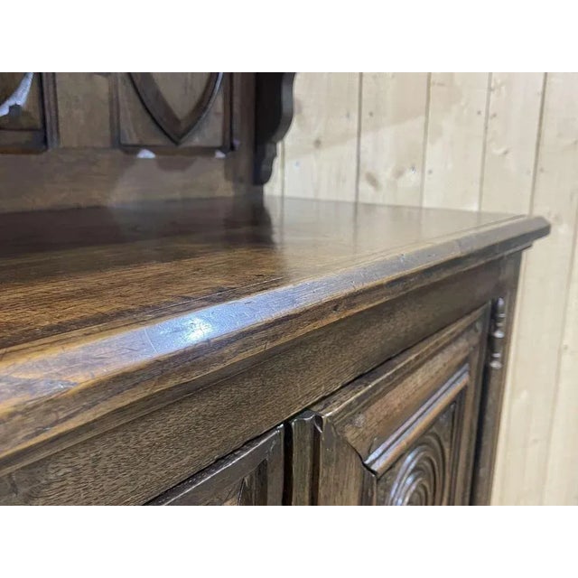 Breton Buffet in Chestnut, 1950s For Sale - Image 11 of 13