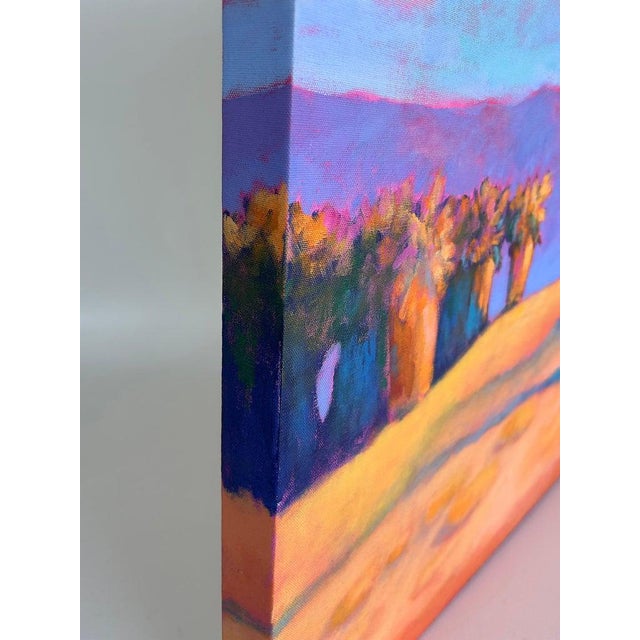 Late 20th Century Barbara Sowle Santa Barbara, Ca Landscape Painting on Canvas For Sale - Image 4 of 7