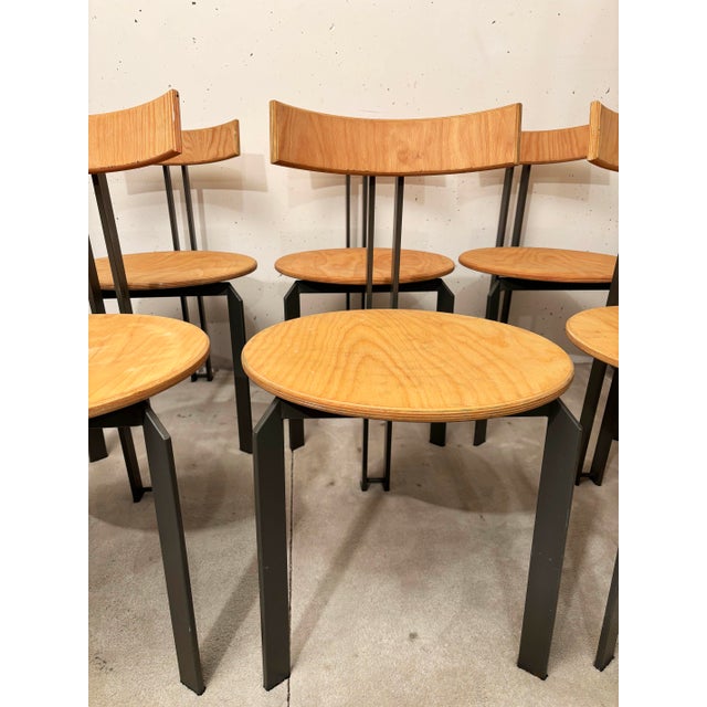 Model Zeta Chairs by Martin Haksteen for Harvink, 1980s, Set of 4 For Sale - Image 4 of 8