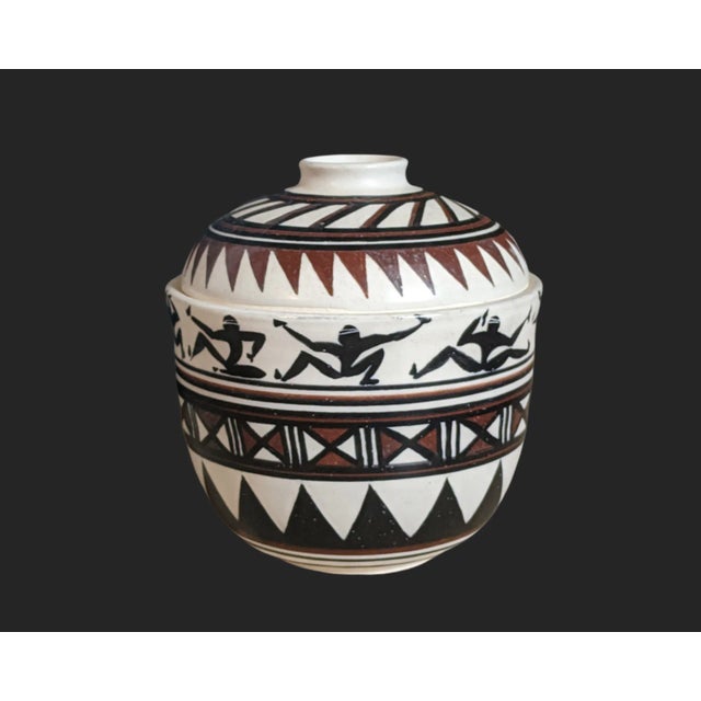 1990s Taala Kauai Tribal Studio Pottery Canister Jar With Lid Signed and Dated Chairish