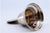 Silver Bell with Edge Borders and Coin-Shaped Handle For Sale - Image 5 of 9