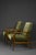 Mid-Century Modern Beech Chairs in Olive Green Velvet, 1970s, Set of 2 For Sale - Image 4 of 11