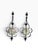 Vintage Mid-Century Modern Black & Gold Atomic Wall Sconces | Pair For Sale In Portland, ME - Image 6 of 6