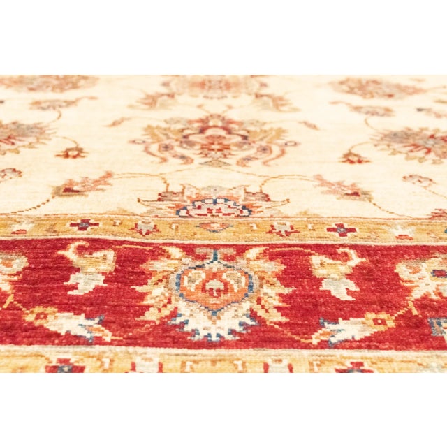 Cream Middle Eastern Ziegler Rug For Sale - Image 8 of 11