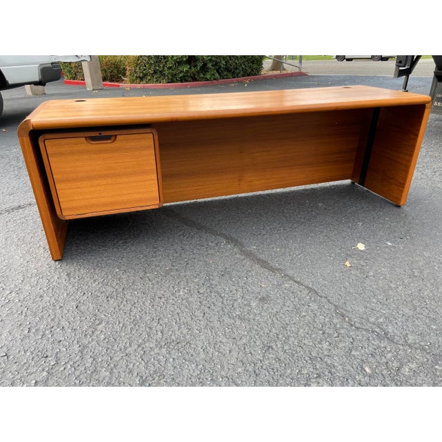 1990s Vintage Mid Century Modern Credenza For Sale - Image 10 of 12