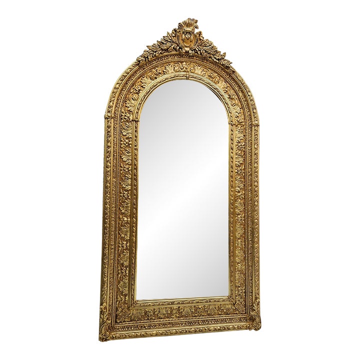 The Royal Arch – Grand French Baroque Mirror With Hand-Gilded Gold Leaf ...
