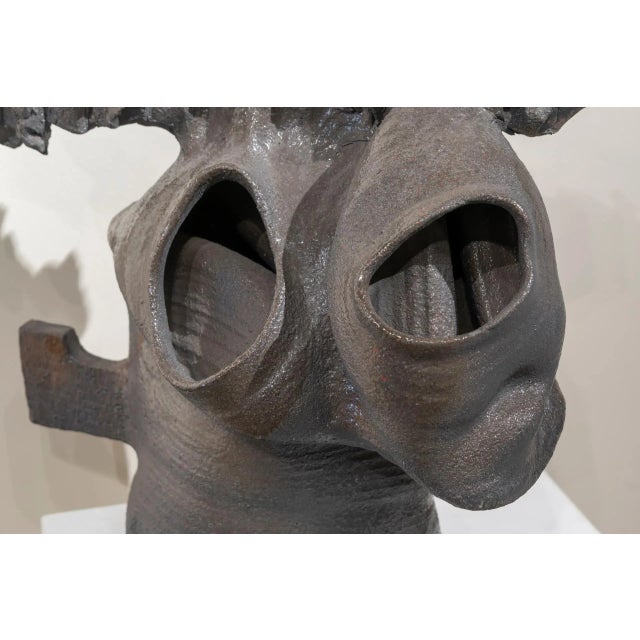 1980s Brutalist Artistic Terracotta Piece, 20th Century For Sale - Image 5 of 6