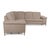 Beige Fabric Corner Sofa in Beige from Musterring For Sale - Image 8 of 12