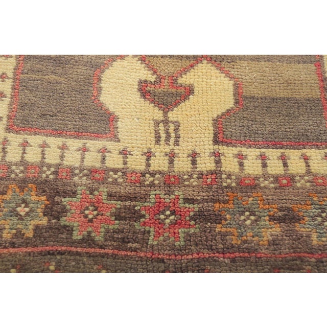 Late 20th Century Vintage Turkish Prayer Rug - 04’02 X 07’10 For Sale - Image 5 of 9
