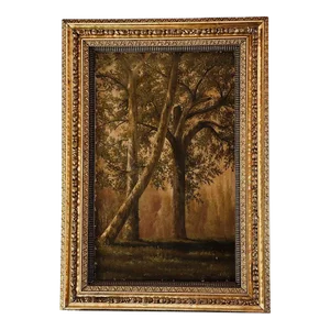 Antique Original Oil Painting, C.1886 Laura King