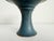 Mid-Century Modern Vintage French Blue Stoneware Pedestal Bowl For Sale - Image 3 of 9