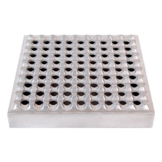 Ultima 30 Aluminum Ashtray by Holger Backstrom & Bo Ljungberg For Sale