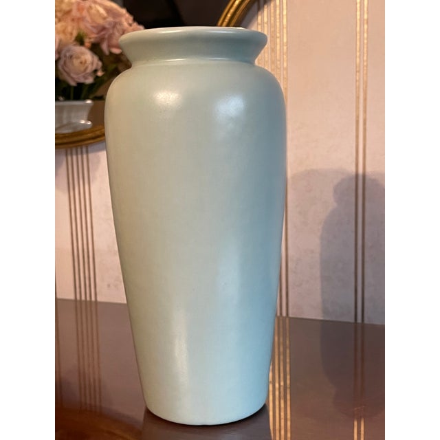 1950s Vintage Harris Seafoam Green Vase For Sale - Image 5 of 10