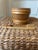 Vintage Mid-Century Rattan, Bamboo & Pine Ice, Nut or Candy Bucket With Tongs-Made in Japan For Sale - Image 12 of 18