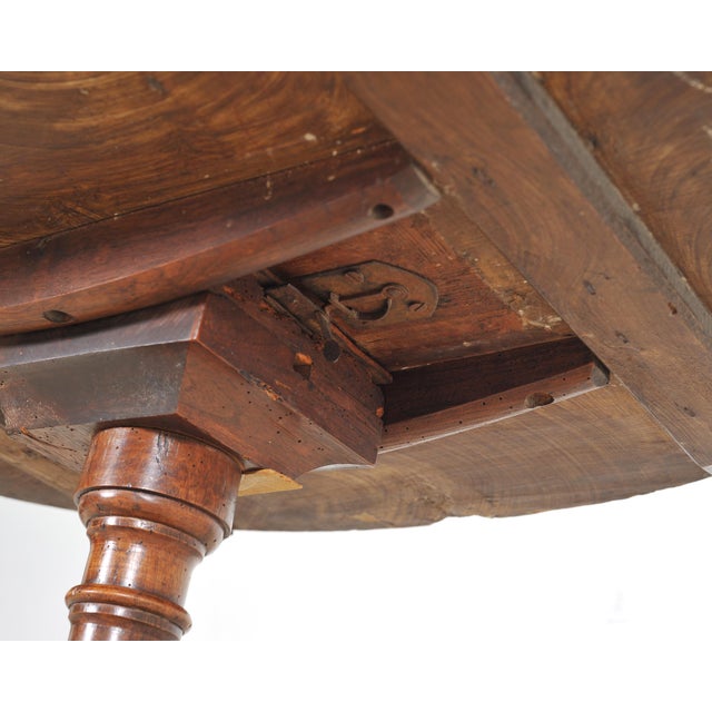19th Century English Georgian Painted Tilt-Top Tripod Table For Sale - Image 12 of 18