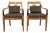 Striped Biedermeier Armchairs (Set of 2) For Sale