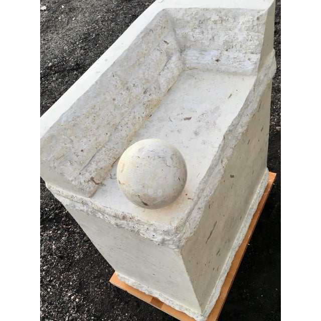 Alabaster Pedestal Dining Table Base in Tessellated Stone From Magnussen Philippines For Sale - Image 8 of 13
