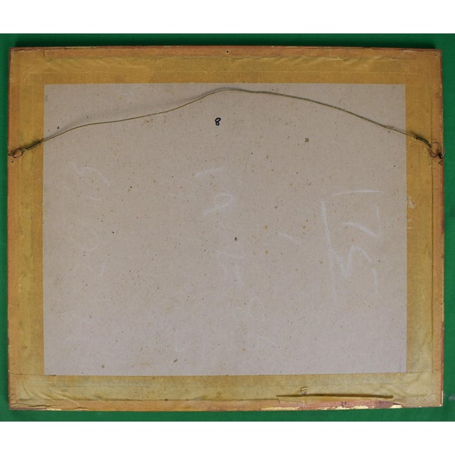 Art Sz: 7"H x 10"W Frame Sz: 15 1/2"H x 18 5/8"W Watercolour and bodycolour The line is from the popular 19th-century...