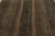 Rug & Kilim Vintage Square Kilim Rug in Beige-Brown Stripes, Black Striations For Sale - Image 4 of 7
