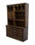 SPRAGUE AND CARLETON Country Cabinet Solid Knotty Pine Maker Rustic Americana Style 56" Custom Wall Unit / Bookcase w....