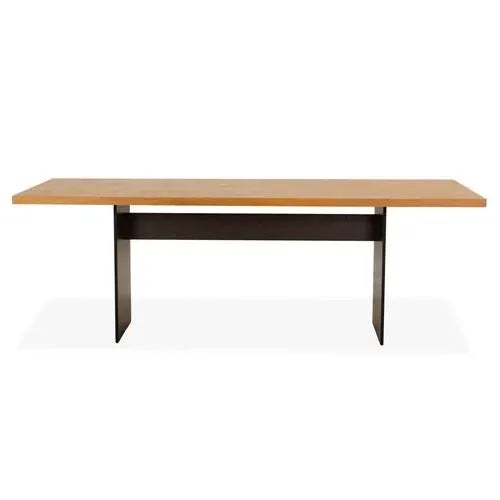 Janua SC42 Wooden Dining Table in Oak For Sale - Image 6 of 10