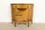 1940s Imperial Furniture Regency Chinoiserie Gold Lacquered Hand Painted Demilune Console or Bar Cabinet, Circa 1940s For Sale - Image 5 of 14