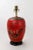 Chinoiserie Vintage Chinoiserie Red Ginger Jar Lamp With Figured in White and Gold Color For Sale - Image 3 of 11