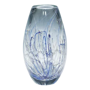 Vintage Sjogras Vase by Goran Stroemgren for Art Glassworks Urshult Sweden