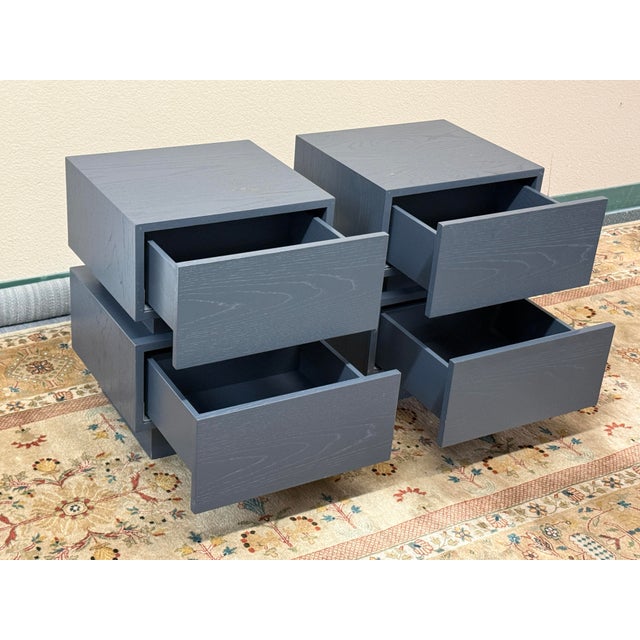 Design Plus Gallery presents a Pair of Small Stacked Box Nightstands from Lawson-Fenning. These tables are unique and...