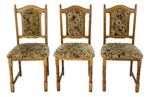 Vintage Dining Chairs, Set of 3