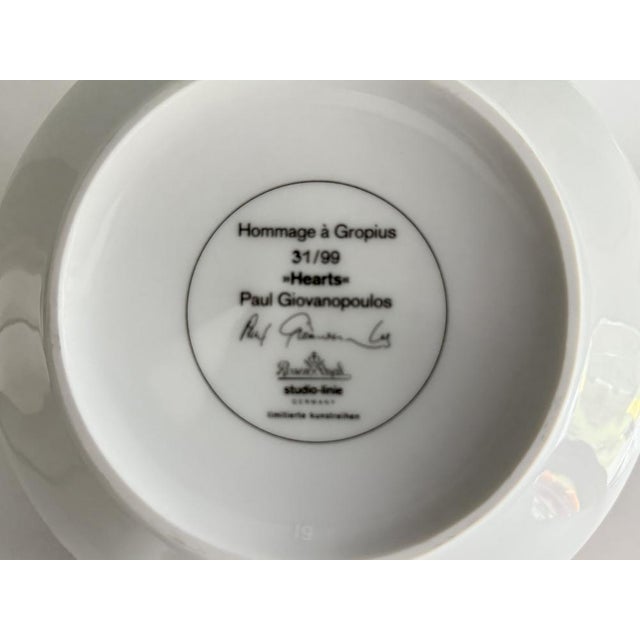 1990s Hearts No. 31/99 Tac Teapot by Paul Giovanopoulos for Rosenthal Limited Art Series, 1990s For Sale - Image 5 of 10