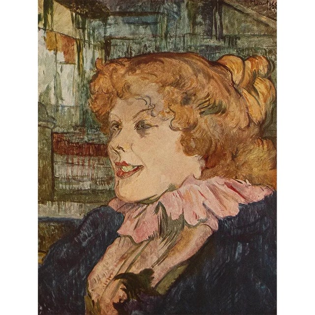 Paper 1940s After Toulouse-Lautrec "The English Barmaid at the "Star"" First Edition Swiss Lithograph For Sale - Image 7 of 8