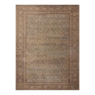 Amber Lewis x Loloi Cambria Ocean / Bark 2'-6" x 7'-6" Runner Rug For Sale