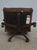 Sam Moore Rolling Leather Desk Chair For Sale - Image 17 of 18