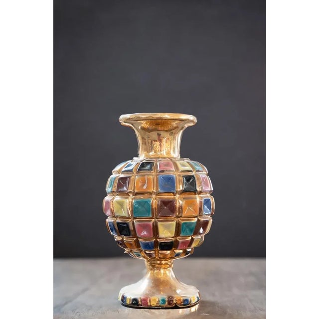 Colored Ceramic Vase, 1960s For Sale - Image 13 of 13