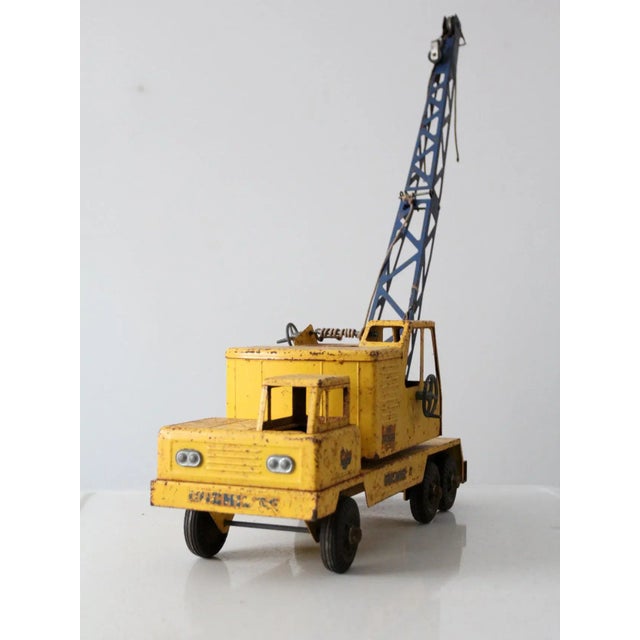 Vintage Ny Lint Toy Crane For Sale - Image 10 of 13