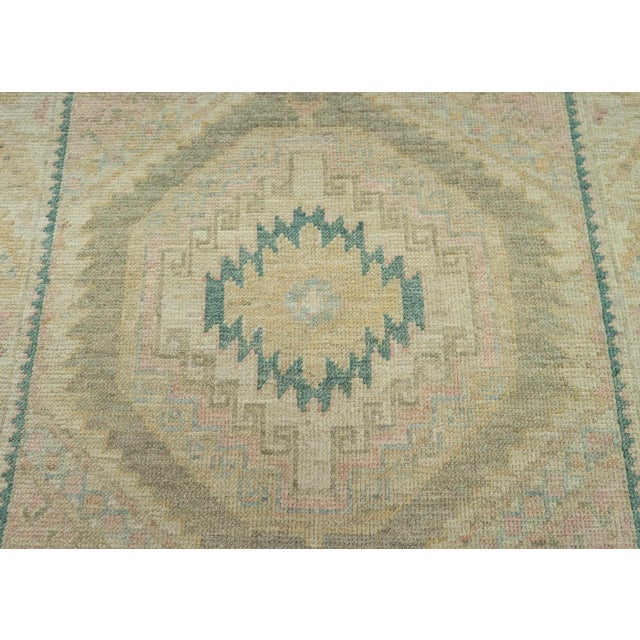 Turkish Oushak Rug 4' x 6'6" #20312 For Sale - Image 4 of 8