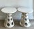 Vintage Italian Marble Cutout Side Tables - A Pair For Sale - Image 11 of 14