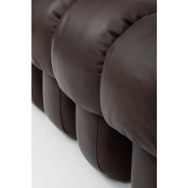 De Sede Ds-600 Non-Stop Sofa in Deep Espresso Brown Leather, 1980s For Sale - Image 11 of 18
