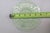 Early 20th Century Anchor Hocking Uranium Depression Glass Plates Block Optic Green - 6pc For Sale In Miami - Image 6 of 13