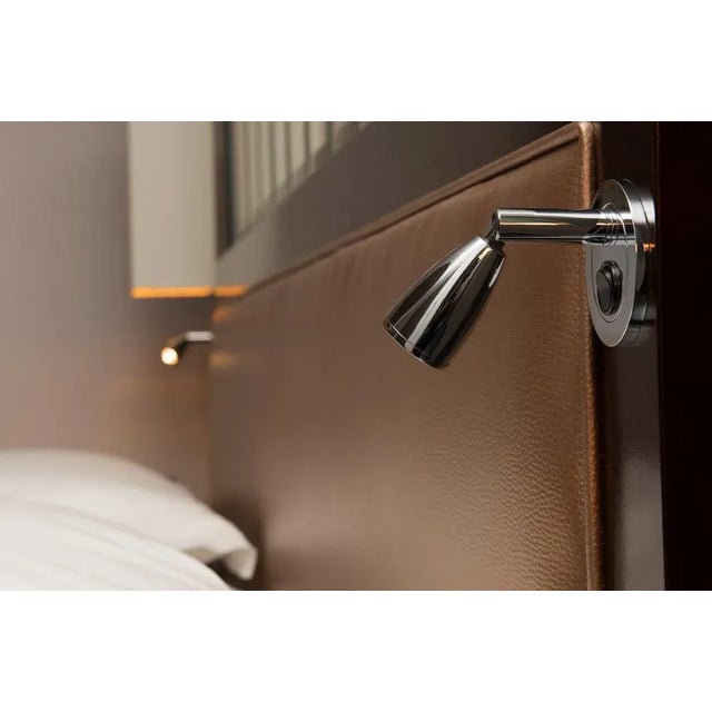 Brushed Nickel Led Reading Light For Sale - Image 4 of 5