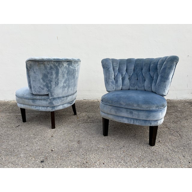 Otto Schulz 1940s Pair of Lounge Chairs Attributed to Otto Schultz for Jio Mobler For Sale - Image 4 of 12