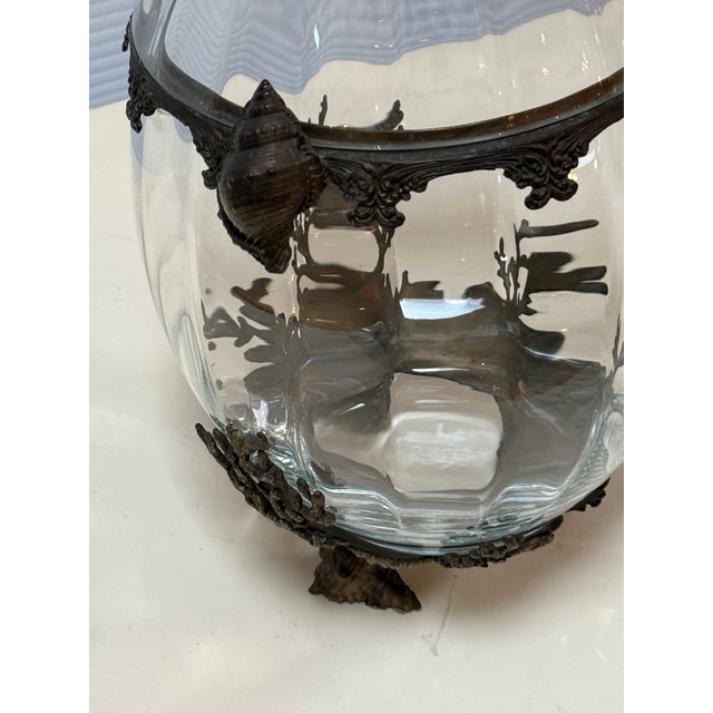 Castilian Imports Crystal + Brass Egg For Sale In San Francisco - Image 6 of 12