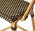 Lila Rattan 28 in. Seat Height Bar Stool with Back and Footrest, Chocolate Rattan For Sale In Chicago - Image 6 of 7