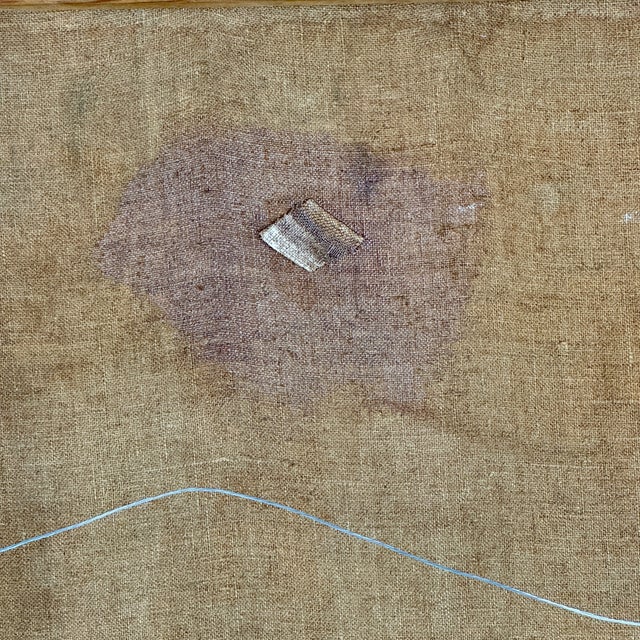 Late 20th Century Stupendous Vintage Original Oil on Canvas Painting of Cubist Inspired Twin Women, Framed For Sale - Image 11 of 11