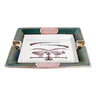 Ceramic Ashtray in the style of Hermès, France, 1970s For Sale